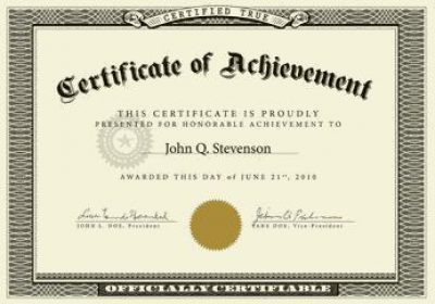 Registration certificates