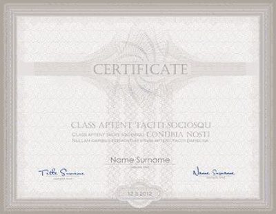 Certificates of proof of entry on the register